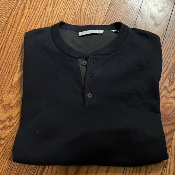 Vince Wool Three Button Pullover - Picture 6 of 6